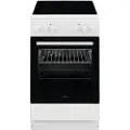 AEG CCB54081BW - Komfyr - frittstående - bredde: 50 cm - dybde: 60 cm - høyde: 85.8 cm - hvit