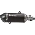 Akrapovic Line Steel&carbon Gts 125 17-18 Ref:s-ve125so1-hzbl Ikke-homologert Slip-on Lyddemper