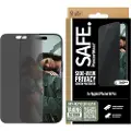 PanzerGlass SAFE. by PanzerGlass - Skjermbeskyttelse for mobiltelefon - ultrabred passform - glass - med personvernsfilter - 2-veis - for Apple iPhone 16 Pro