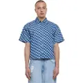 Urban Classics Laser Check Printed Boxy Kortarmet Skjorte