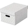 Leitz - Gaveeske - medium - 36 cm x 26.5 cm x 10 cm - hvit - pakke av 3