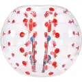 Vevor Oppblåsbar Bumper Ball 1-pakning, 5FT/1.5M Body Sumo Zorb-baller for tenåringer og voksne, 0.8mm tykke PVC menneskehamster-bobleballer for utendørs lagspill, Bumper Bopper-leker for hage, gårdsp