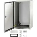 Vevor NEMA stålskap, 50x30x25 cm NEMA 4X stål koblingsboks, IP66 vanntett og støvtett, utendørs/innendørs elektrisk koblingsboks, med monteringsplate