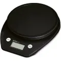 MAUL 1646090, Elektronisk kjøkkenvekt, 5 kg, 1 g, Sort, Plast, Rund