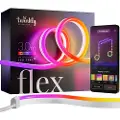 Twinkly Flex - App-controlled RGB LED neon tube. 3 Meters. White Wire.