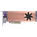 Qnap QM2-2P410G1T - Lagringskontroller - M.2 - PCIe 4.0 x4 (NVMe) - lav profil - PCIe 4.0 x8 - for QNAP TDS-h2489FU-4309Y-64, h2489FU-4314, h2489FU-1-4214TS-h-4214TS-h2190TS TVS- h1288
