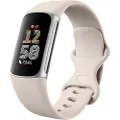 Fitbit Charge 6 - Sølvaluminium - aktivitetssporer med uendelighetsbånd - silikon - porselen - Bluetooth, NFC