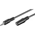 Microconnect Audiokabel 3,5 mm minijack han - hun, længde 5 meter
