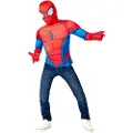 Rubies Marvel Spiderman Muskuløs overkrop med maske, 4-7 år