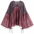 Scotch & Soda Printed Langermet Bluse