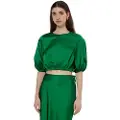 Scotch & Soda 179610 Cropped Kort Ermet Bluse