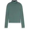 Scotch & Soda 179627 Langarmet T-skjorte Med Høy Hals