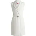 Hugo Boss Komea 10218228 01 Ermeløs Kort Kjole