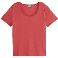 Scotch & Soda Slub Regular Fit Kortarmet T-skjorte