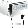 Vevor HVAC luftrenser for hele huset, 24W 12 tommer, lys i kanalen for AC (klimaanlegg) kanal, luftskrubber med 2 pærer, PCO-teknologi og karbonfiltrering HVAC-lys for AC-systemer