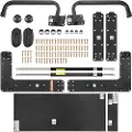 Vevor Murphy-sengsett, queen-size, vertikal deluxe DIY-veggseng mekanisk maskinvaresett, pneumatisk spak kraftig sengerammestøtte, sammenleggbart skap veggseng plassbesparende design for gjesterom