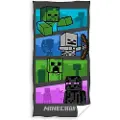 MCU Minecraft Badehåndklæde model 2 - 100 procent bomuld