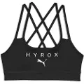 Puma x HYROX MOVE Strappy Bra Women, Clothing, Black, L