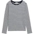 Tom Tailor 1043085 Striped Interlock Langarmet T-skjorte