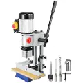 Vevor Benkboremaskin 373 W (1/2 HK) 1400 o/min Benkborepresser 27 kg (60 pund) Vekt Benkboremaskin 13 mm chuckkapasitet For innvendig sliping Metallboring Kutting av trehullhull