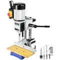 Vevor Benkboremaskin 373 W (1/2 HK) 1400 o/min Benkborepresser 13 mm chuckkapasitet Benkboremaskin 27 kg (60 pund) Vekt For kutting av trehullhull Innvendig sliping Metallboring