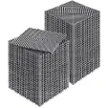 Vevor sammenlåsende dreneringsmatte, 12” x 12” modulær sammenlåsende pute, 55 stk. skjøtematter, sklisikre grå PP dreneringsgulvfliser og dusjmatte, for garasje, hage, kjøkken og utendørs