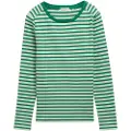 Tom Tailor Striped Interlock Langarmet T-skjorte