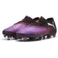 Puma FUTURE 8 ULTIMATE Low FG Football Boots Unisex, Shoes, Black/White/Glowing Red, 44.5