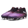 Puma FUTURE 8 ULTIMATE MxSG Football Boots Unisex, Shoes, Black/White/Glowing Red, 41