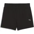 Puma ESS ELEVATED 5"Mid-Rise Shorts Women, Clothing, Black, L