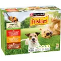 Friskies Adult i gelé med storfekjøtt, kylling og lam - 12 x 85 g
