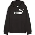 Puma ESS No. 1 Logo Fleece Hoodie Youth, Clothing, Black, 7-8Y