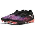 Puma FUTURE 8 MATCH FG/AG Football Boots Unisex, Shoes, Black/White/Glowing Red, 44