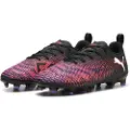 Puma FUTURE 8 PLAY FG/AG Football Boots Youth, Shoes, Black/White/Glowing Red, 28