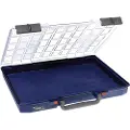 Raaco CarryLite, Verktøy boks, Polykarbonat (PC), Polypropylen, Blå, Hvit, Hengsel, 413 mm, 330 mm