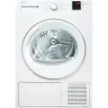 Beko DS8433GX0 - Tørker - bredde: 59.7 cm - dybde: 56.8 cm - høyde: 84.6 cm - frontileggelse - hvit