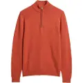 Superdry Essential Embroidered Genser Med Halv Glidelås