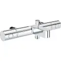 GROHE Grohtherm 800 Cosmopolitan, Krom, Vegg, Roterende ventiler, Dobbel, 1/2, 43 °C