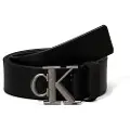 Calvin Klein Jeans Monogram Plaque Buckle Belte