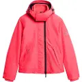 Superdry for woman. W5011747A Mountain windbreaker jacket with hood pink (S), Casual, Recycled Polister, Sustainable