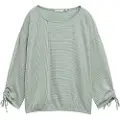 Tom Tailor Structured Stripe 3/4-ermet T-skjorte