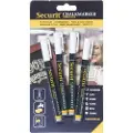 Securit BL-SMA100-V4-WHI, Hvit, 4 stykker