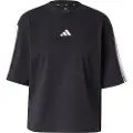Adidas Essentials 3 Stripes Boyfriend Kortarmet T-skjorte
