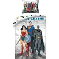 MCU Justice League 2i1 Sengetøj - 100 procent bomuld