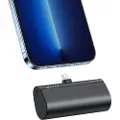 Veger Powerbank VEGER powerbank 5000 mAh med innebygd Lightning PD QC3.0-kontakt 3A 20W PlugOn (W0556P) svart