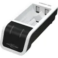 Ansmann Comfort Mini - 1,5 t USB-batterilader - (for 2xAA, 2xAAA) - 800 mA - svart, hvit