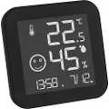 TFA-Dostmann 30.5054.01, Elektronisk miljøtermometer, Innendørs, Digitalt, Sort, Hvit, Plast, Vegg