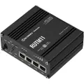 Teltonika RUTM11 - Trådløs ruter - WWAN 4-portssvitsj - 1GbE, PPP - Wi-Fi 5 - Dobbeltbånd - 3G, 4G - DIN-skinnemonterbar, veggmonterbar, overflatemonterbar