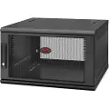 APC NetShelter WX AR106SH6 - Skap - veggmonterbar - svart - 6U - 19