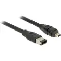 DeLOCK - IEEE 1394-kabel - 6-PIN FireWire (han) til 4-PIN FireWire (han) - 3 m